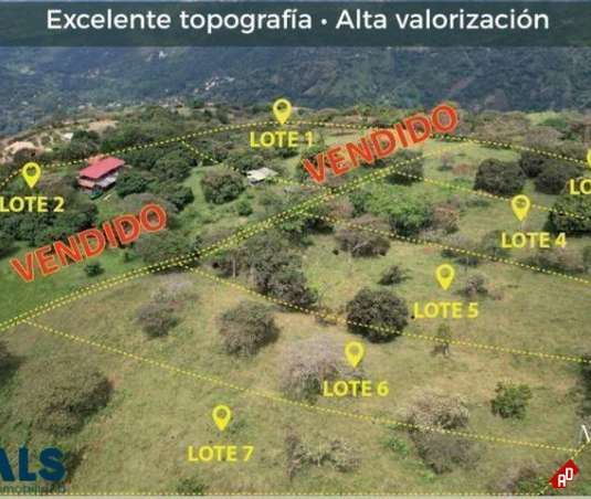 Lote Residencial para Venta en V. Montegrande. Municipio Sopetrán - $195.000.000 - 240388