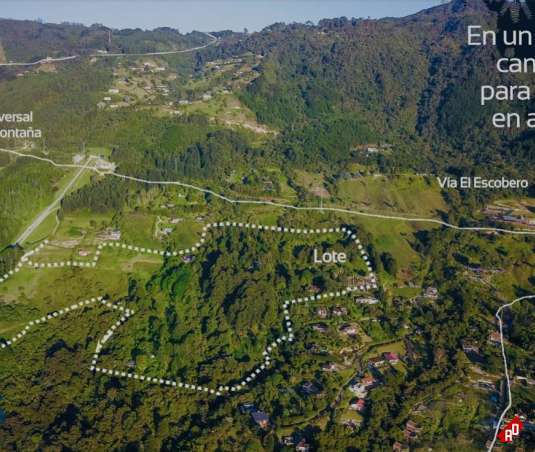 Lote Residencial para Venta en Loma del Escobero. Municipio Envigado - $1.050.000.000 - 249628