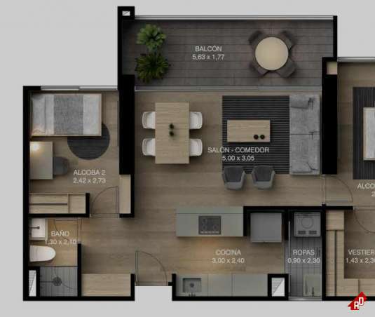 Apartamento para Venta en Los Colores. Municipio Medellin - $670.000.000 - 252856